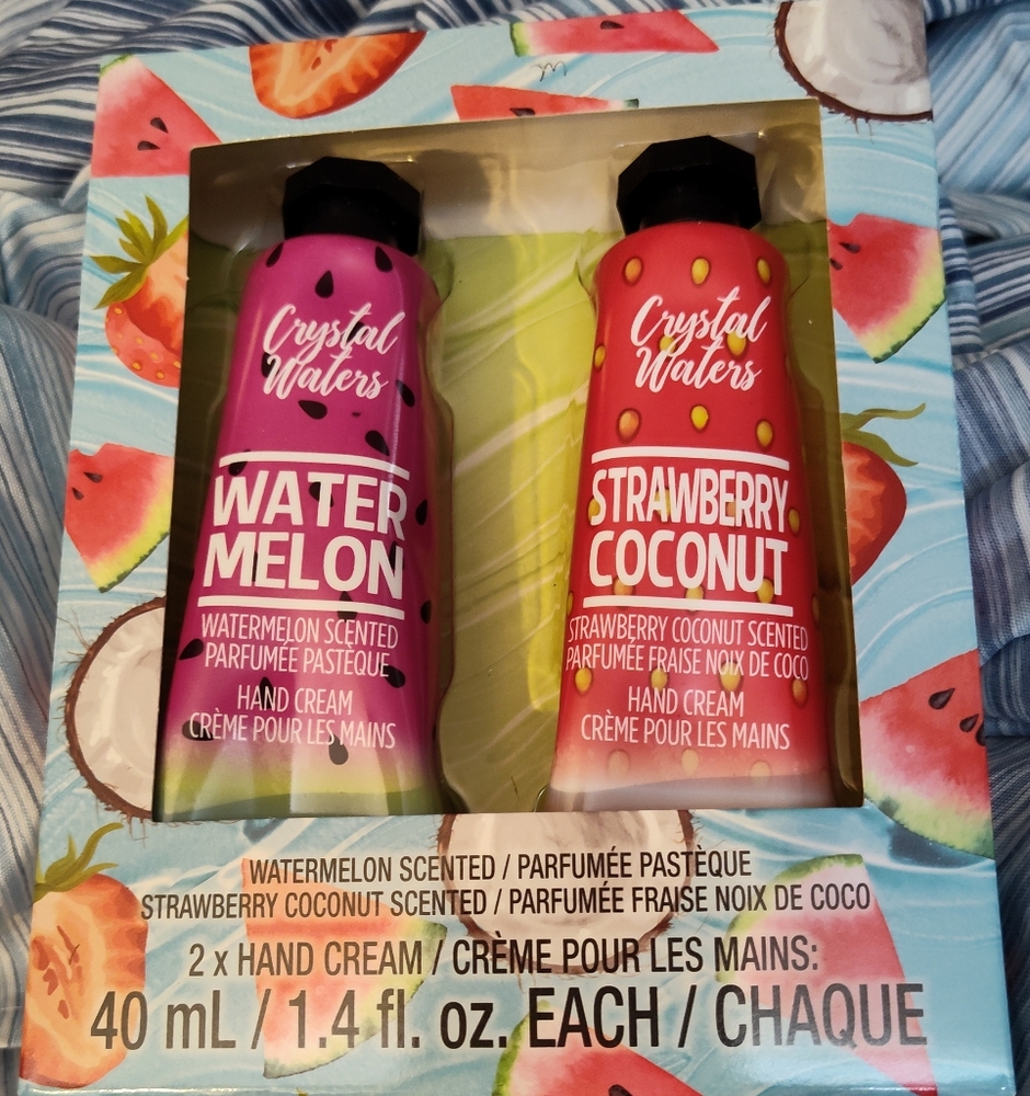 NEW!! Crystal Waters Hand Lotion Set